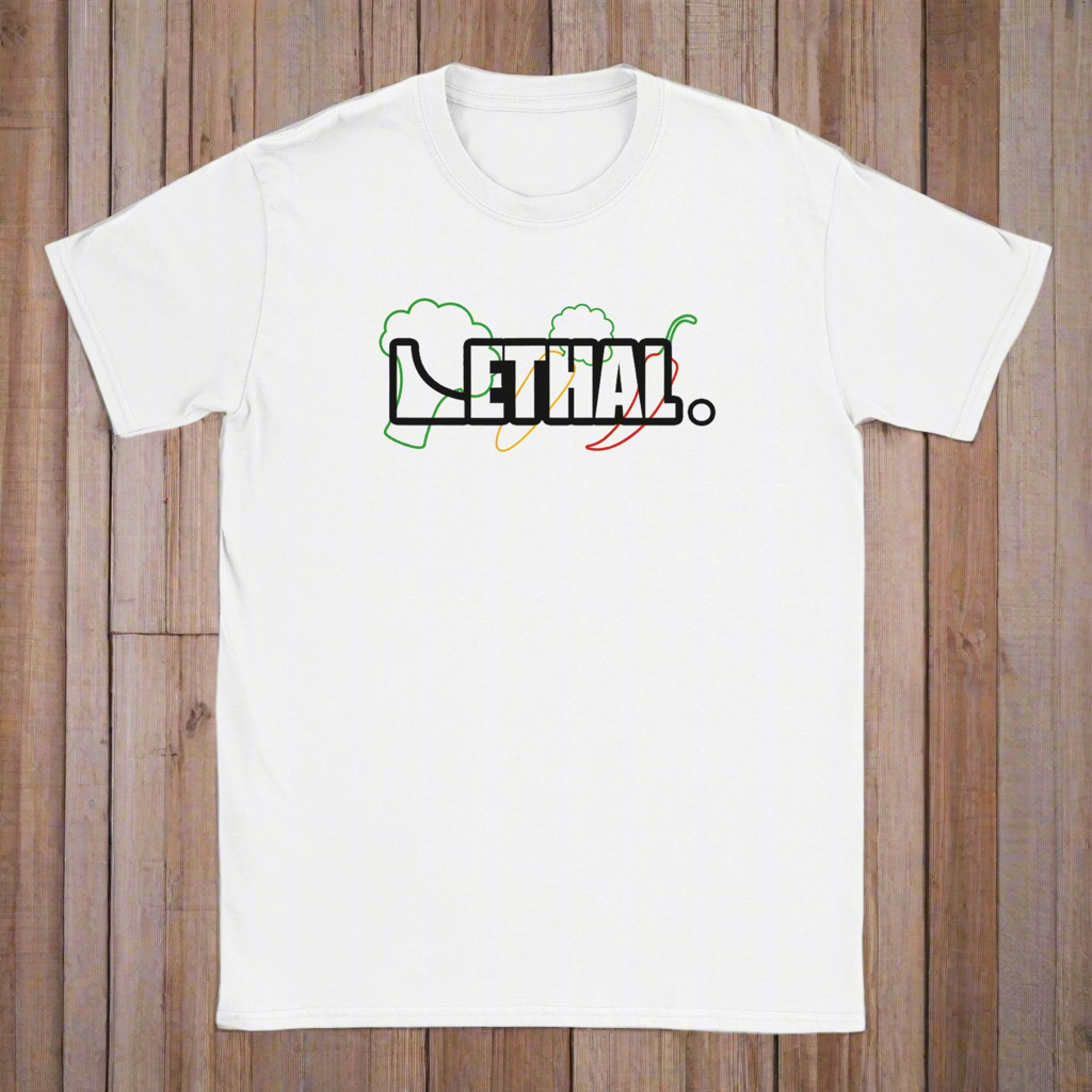 LETHAL VEG Tee White