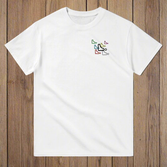 LETHAL Cut Logo Stich Multicolour Tee